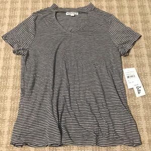 Gray and navy/blue girls XL blouse from Nordstrom